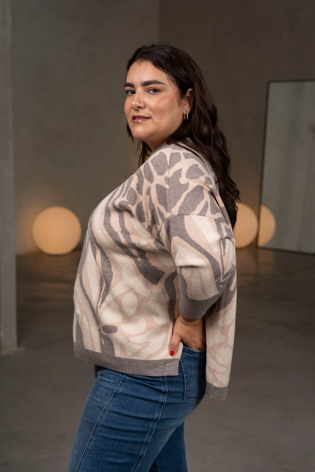 Buzo oversize estampado