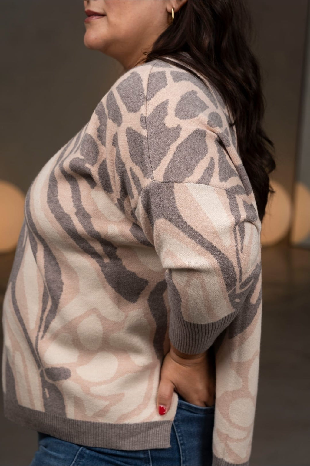 Buzo oversize estampado