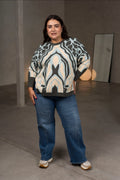 Buzo oversize estampado verde